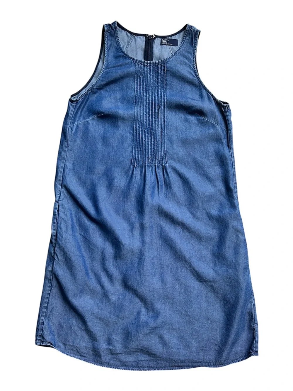 GAP 100% Lyocell Lightweight Chambray Midi Dress size Small